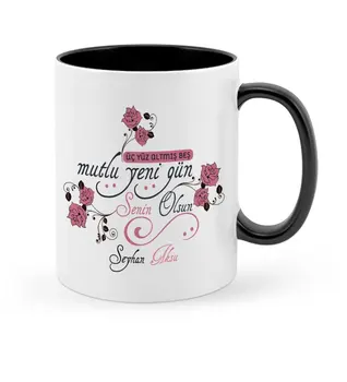 

Personalized 365 Happy New Day Black Mug Cup-5
