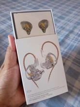 Earphones HIFI Ear-Monitor Bass-Earbuds Headset Kz Crystal Sport-Noise Kz Edx ED12 Cancelling