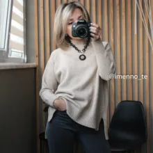 Sweater Pullovers Mock-Neck Beige Purple Winter Green 8-Colors High-Quality Women C-232