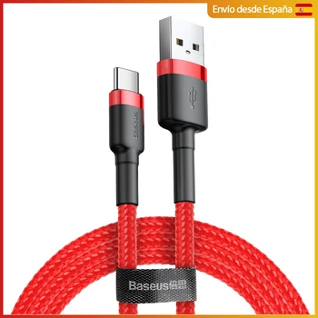 

Baseus Cable type C fast charge & Data's transference [5V-3A/1M-0,5M] -to Huawei, OPPO, OnePlus, Honor, Xiaomi, matte 20