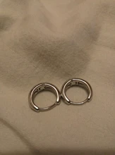 ANENJERY-pendientes de arco circular de Plata de Ley 925, joyería Retro Simple, regalo de San Valentín para pareja, S-E1373 al por mayor