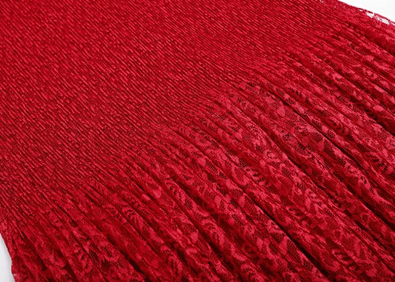 Новинка Miyake,, китайское красное темпераментное платье, полое, сексуальное, v-образный вырез, плиссированное, длинное, повседневное, летнее платье для женщин, TP2108