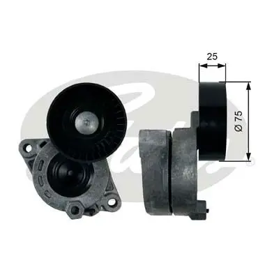 Натяжитель ремня приводного MITSUBISHI OUTLANDER 3.0 06 GATES T39169