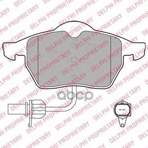 Колодки Тормозные Audi A4/A6/Volkswagen Passat 97 Передние Delphi Lp1672 Delphi арт. LP1672