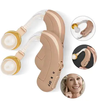 

Hearing Aid Ear for Deafness Small Inner Ear Invisible Hearing Aid Adjustable Ear Sound Amplifier Adjustable Tone Hear Device