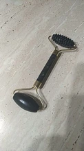 Rodillo de Jade de obsidiana, masajeador Gouache para cara, herramientas de cuidado para la piel Facial, corporal Natural, rodillos masajeadores de belleza
