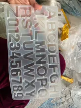 Moldes de resina epoxi de alfabeto inglés de 7 estilos, moldes de fundición de silicona de estilo mixto para DIY, fabricación de joyas, suministros de búsqueda, accesorios