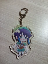 Genshin-Llavero de 11 estilos, Base de acrílico, regalo para seguidores, Genshin Impact Zhongli Diluc Venti Paimon