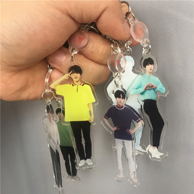 KPOP Bangtan Boys World Tour Love Yourself LY брелок акриловый JIMIN JUNGKOOK RM J HOPE Kim Tae Hyung Boy с LUV|Бейджи и