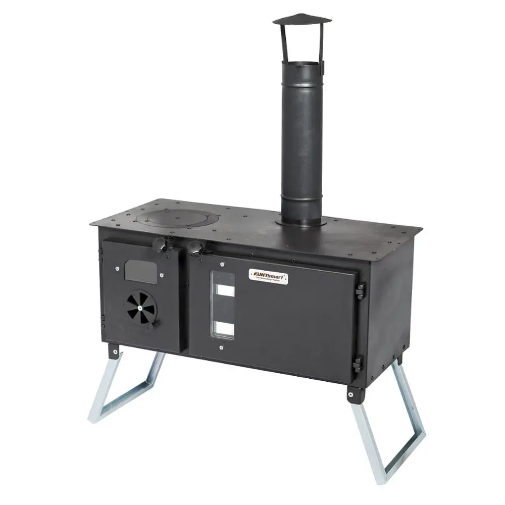 Stufa a legna da campeggio stufa a legna forno da esterno di alta qualità  1.5mm lamiera da esterno Caravan camino attrezzatura da sopravvivenza  leggera - AliExpress Sports \u0026 Entertainment