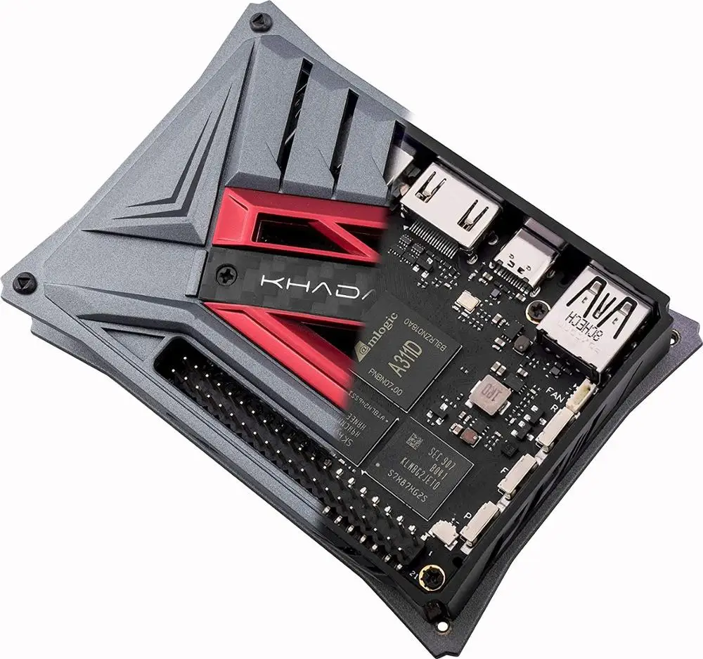 ShenzhenMaker Khadas VIM3 Amlogic A311D с 5,0 топами NPU x4 Cortex-A73 x2 A53 ядрами поддерживает AI tensorflow SBC