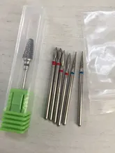 Fresas de carburo para manicura, brocas para uñas, elimina piel muerta, accesorios para uñas artísticas, 1 Uds.