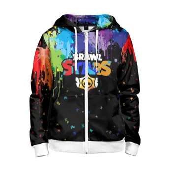 

Children's sweatshirt 3D with zipper Brawl Stars.