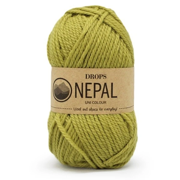 8038 Light olive Пряжа DROPS «Nepal» - Цвет: 8038 Light olive