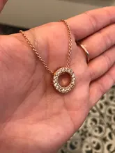 Collar de plata de ley 2020 con corazón en forma de corazón, colgante de moda, regalo de joyería, color rosa, novedad de 925