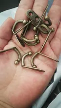 Hooks Towel-Hanger Coat Wall-Hook-Rack Bedroom Antique Vintage for Hat Bag 10pcs Zinc-Alloy-Door