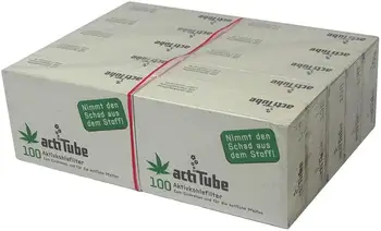 

1000 actiTube active carbon filter 10 x 100er Box screen 9 mm eindreh filter whistle in attitude Tune filter tips filter