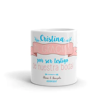 

Cup mugs for witness wedding thousand thanks