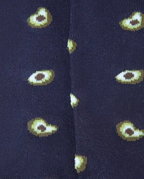 

Short socks breathable printed man navy blue