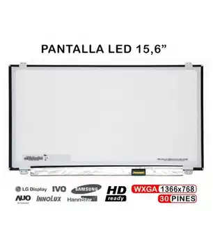 

SCREEN 15.6 "HD LED SLIM LTN156AT37 | B156HTN03.7 30 PIN EDP