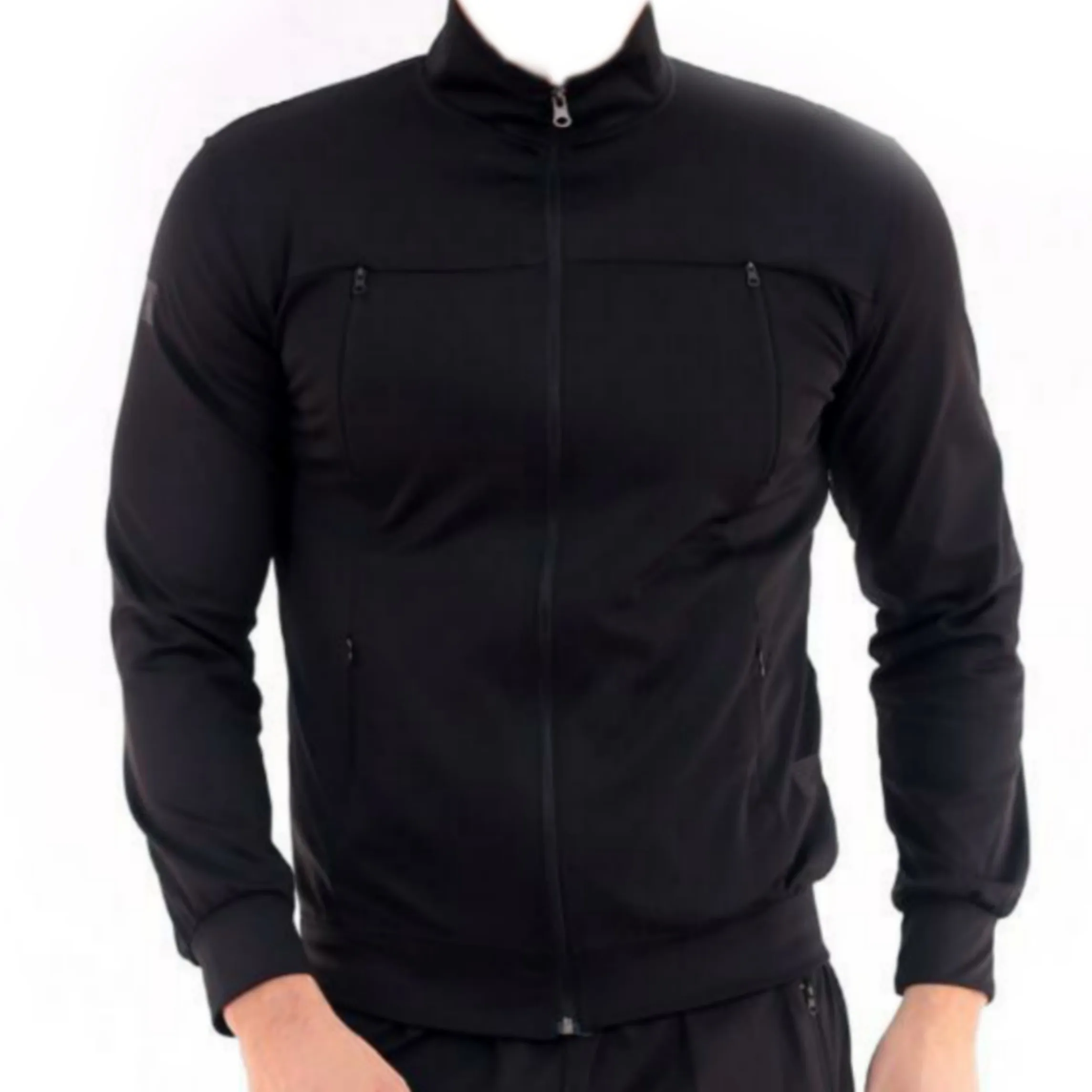 

Tracksuits Men Polyester Sweatshirt Sporting Fleece 2020 Gyms Spring Jacket + Pants Casual Men's Track Suit Sportswear Fitness