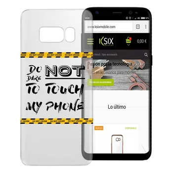 

Mobile cover Samsung Galaxy S8 Flex TPU Do not touch my phone