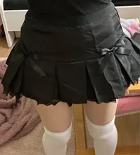 Sweetown-faldas plisadas de estética gótica negra, minifalda de cintura baja con acabado de encaje para mujeres, estilo Punk oscuro Academia Y2K