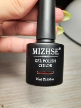 MIZHSE-esmalte de uñas en Gel UV, barniz de uñas semipermanente brillante en 6 colores, 10ML