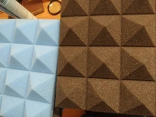 Espuma acústica de estudio insonorizada Panel de tratamiento de absorción de sonido piramidal, esponja protectora de azulejos, 4/8/12/24 Uds., 250x250x50mm, 7 colores