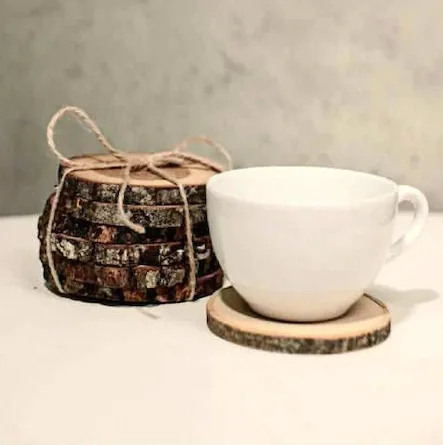 6/шт Naturatolia Coaster английский деревянный ручной работы кухня чай кофе чашка Организация держателей вечерние Coaster