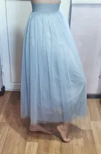 OHRYIYIE-falda de tul Vintage para mujer, faldas de malla de cintura alta elástica, largo plisado, para primavera y verano, 2021