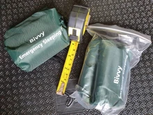 Saco de dormir compacto de supervivencia para emergencias, impermeable, reutilizable, térmico, Mylar