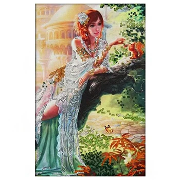 

62008 set for embroidery with beads Astrea 'fairy stran' 20x30 cm