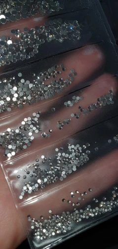 31 färger SS3-SS10 Blandningsstorlekar Kristallglas Nails Art Strass För 3D Nail Art Strass Dekoration Gems