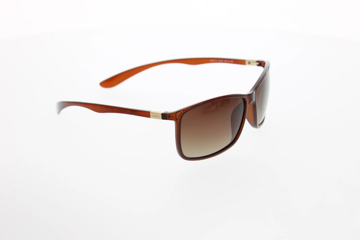 

Men's sunglasses hw 1711 04 bone Brown organic square square 62-13-140 hawk