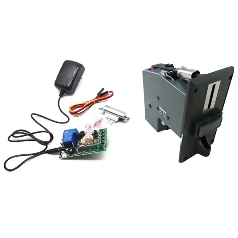 1 комплект JY 15B с адаптером 12V2A монетоприемником и таймером для управления