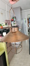 Lamp Outdoor Decorative Garden-Lights Hanging Solar-Lantern Patio Backyard Metal Vintage
