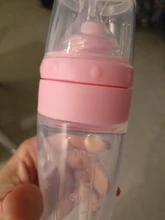 Imebaby bebé recién nacido de silicona de arroz botella de goma alimentación de bebé cuchara cuentagotas de silicona botella de alimentación cuchara botella