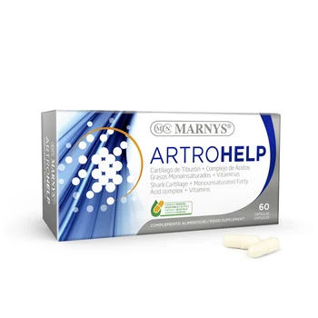 

Artrohelp MARNYS | Shark cartilage with fatty acids and vitamins | Cartilage bones joints | 60 capsules