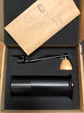 XEOLEO-molinillo de Café Manual de aluminio, 50MM, amoladora de rebaba de acero inoxidable, máquina café cónica