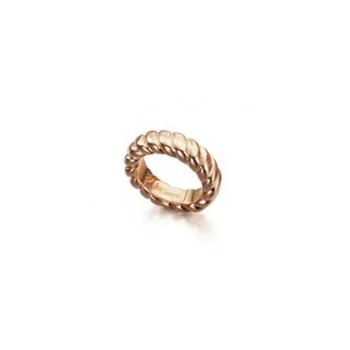 

LeCarré silver ring braided pink