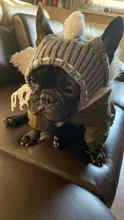 Pet-Hats Dog-Cap Dog-Accessories French Bulldog Small-Dogs Christmas Ball-Headwear Winter