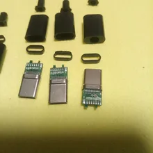 Tail Connectors Jack Electric-Terminals Male-Plug Type-C 5/10pcs Lot USB3.1 4-Pin Mirco