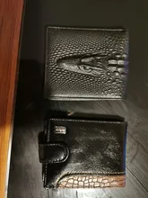 Baellerry-billeteras de diseño de varias telas con cuero para hombre, cartera con monedero corto, tarjetero, cartera triple de marca, bolso de mano tipo monedero