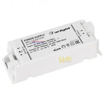 

Power supply arj-le481050 (50W, 1050ma, PFC) 1 PCs Arlight 023128