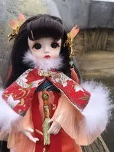 Muñeca de Hada de los sueños 1/6, maquillaje bonito, 28cm, muñecas articuladas con bolas, incluyendo ropa, zapatos, Estilo Princesa, muñecas bricolaje juguete BJD, regalos para niñas
