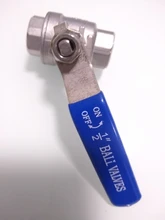 Female Straight Two-pieces Full Ports 304 Stainless Steel Ball Valve