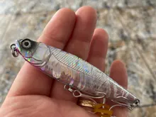 Hard Bait Walker Fishing-Lure Topwater Pencil Bass Plastic BLUX WTD Artificial Ripple 87