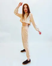 Pantalones deportivos informales para Mujer, pantalón largo holgado con cordones, para correr, primavera y otoño