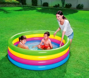 

51117 inflatable pool rainbow Bestway 4 rings 157x46 cm